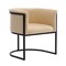Manhattan Comfort Cosmopolitan Dining Chair in Tan and Black DC044-TN - alternate 1
